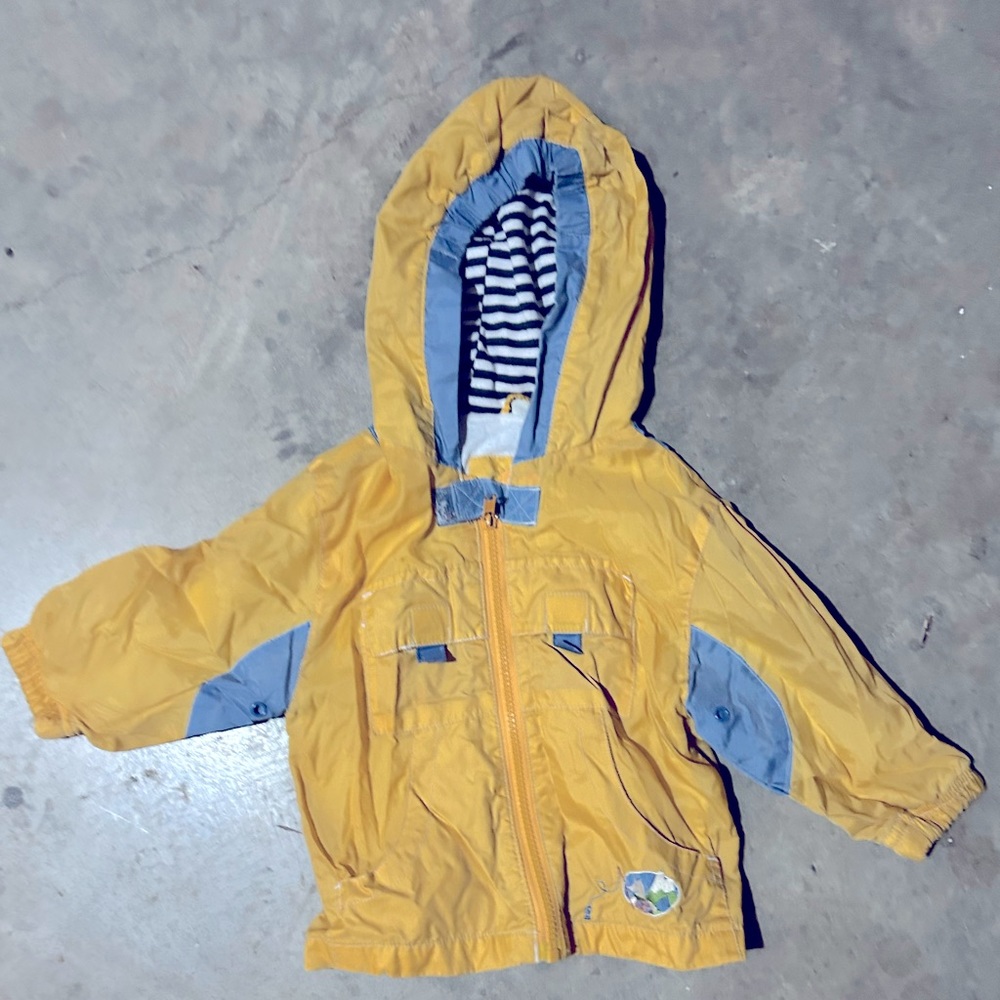 Vintage Yellow Windbreaker